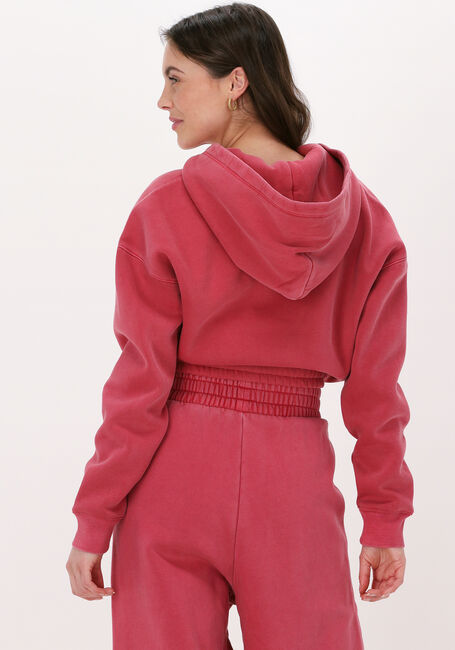 Roze TOMMY JEANS Sweater TJW SUPER CROP COLLEGE LOGO - large