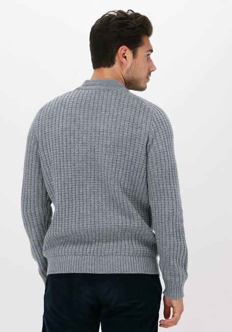 Grijze SELECTED HOMME Trui SLHATLAS LS KNIT CREW NECK W - large
