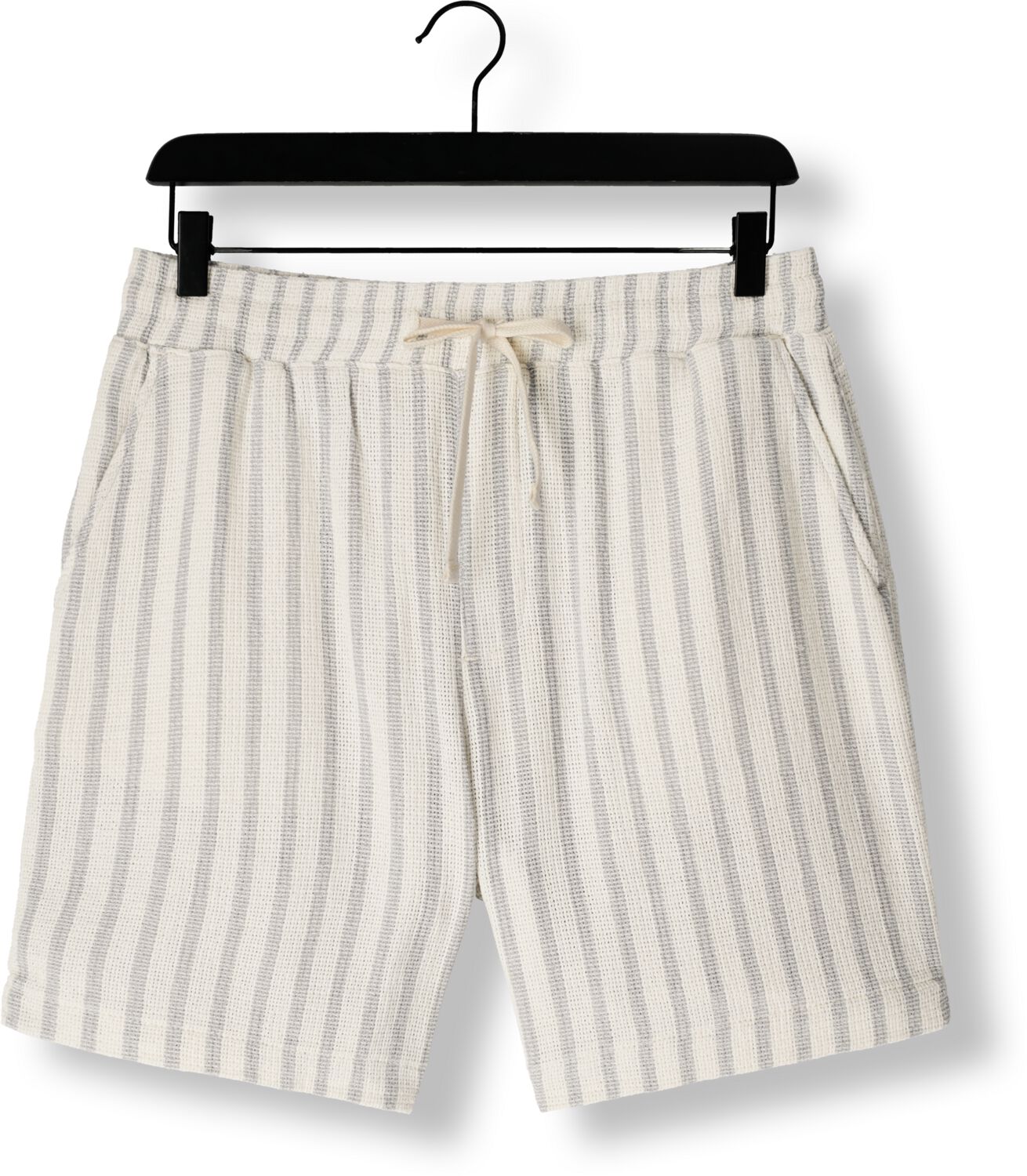 WOODBIRD Heren Broeken Wbbommy Weave Short Ecru