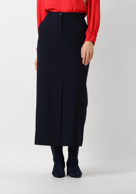 Blauwe SUMMUM Midirok SKIRT VISCOSE BLEND - large