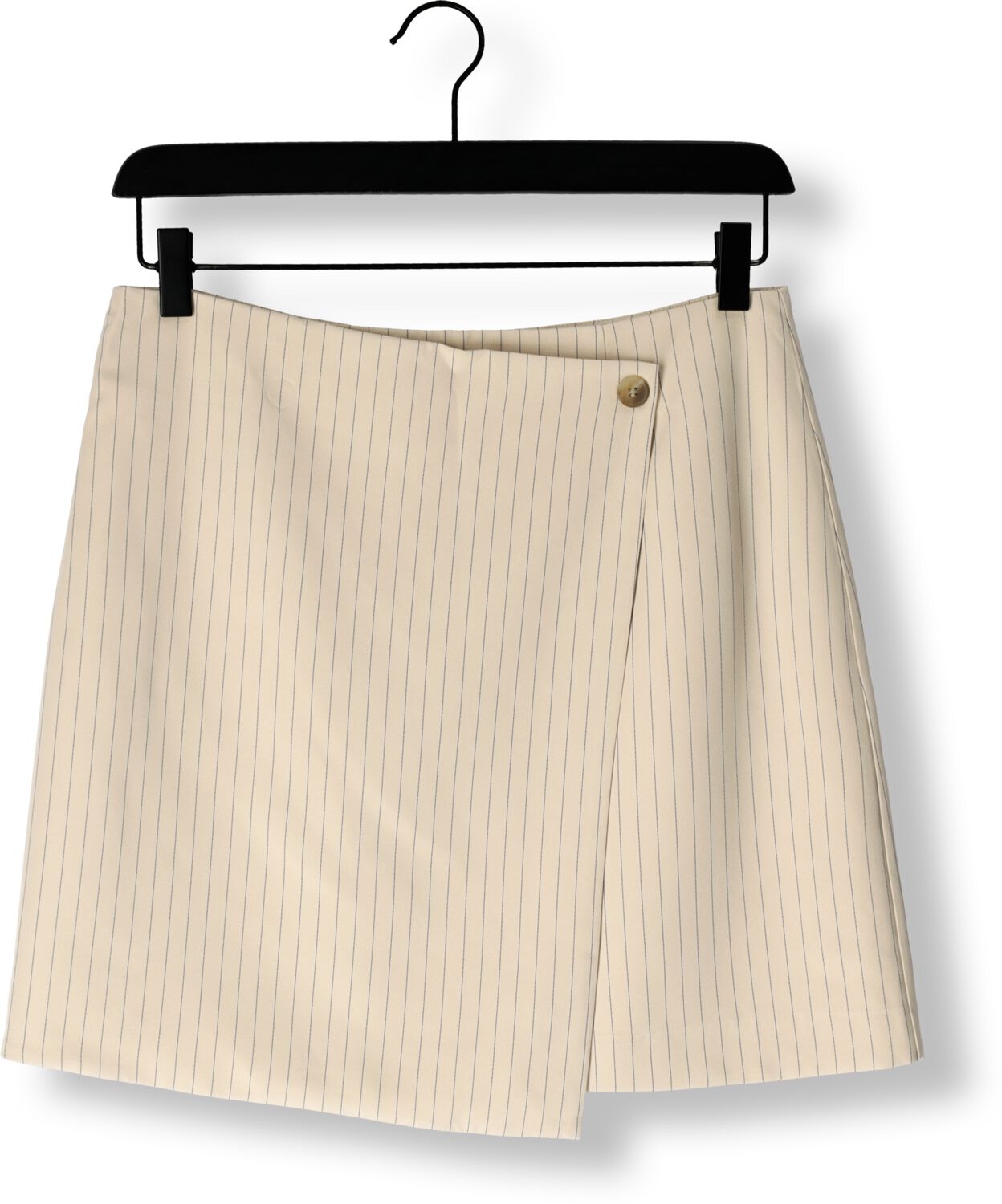 NEO NOIR Dames Rokken Petrani Pinstriped Skirt Beige