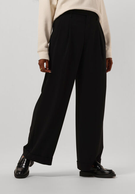Zwarte VANILIA Pantalon CREPE TAILORED WIDE LEG - large
