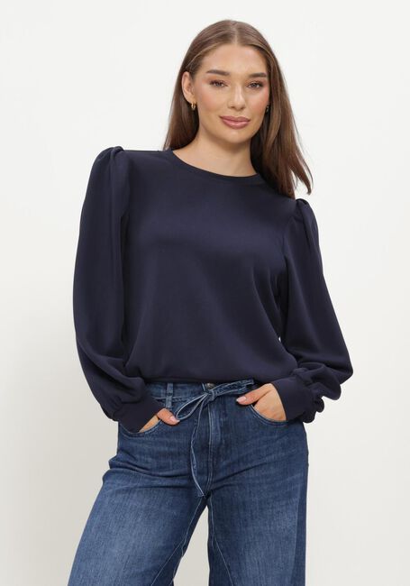 Donkerblauwe MINUS Top MSLEVINA T-SHIRT - large