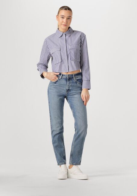 Lichtblauwe LEE Mom jeans CAROL CLASSIC DENIM - large