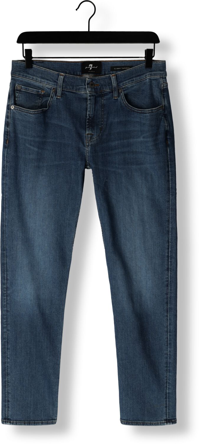 7 FOR ALL MANKIND Heren Jeans Slimmy Tapered Blauw