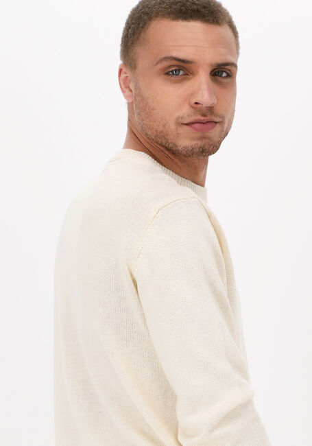 Gebroken wit ANERKJENDT Longsleeves AKSAIL COTTON LINEN KNIT - large