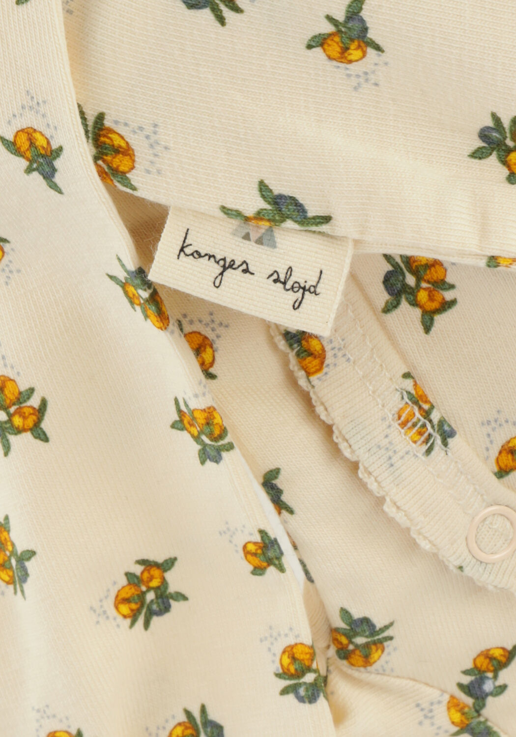 Beige KONGES SLOJD Rompers BASIC NEWBORN BODY GOTS - large