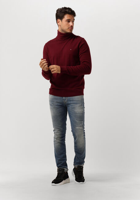 Bordeaux TOMMY HILFIGER Coltrui PIMA ORG CTN CASHMERE ROLL NECK - large