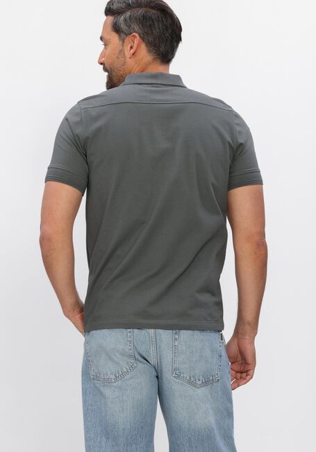Donkergrijze GENTI Polo POLO 3 BUTTON SS 1219 - large