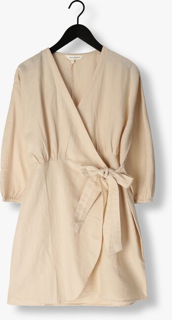 Beige MSCH COPENHAGEN Mini jurk MSCHMIRILLA 3/4 WRAP DRESS - large