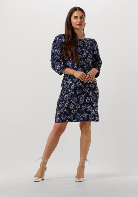 Blauwe FREEBIRD Mini jurk DAFINE - large