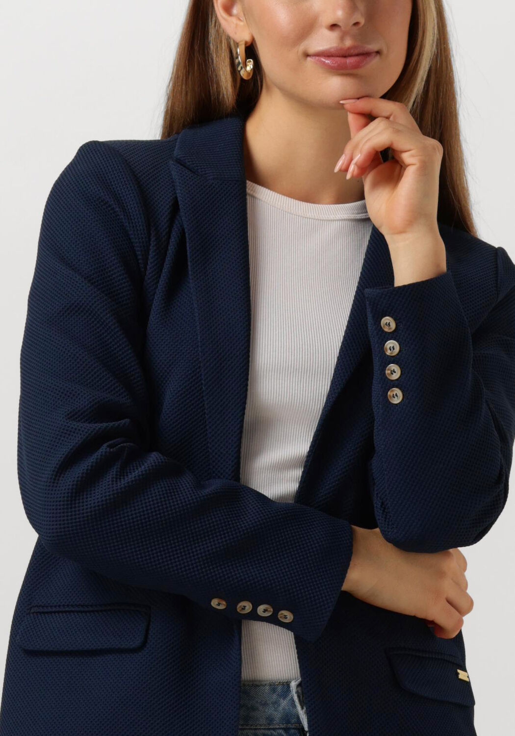 POM AMSTERDAM Dames Blazers Chloe Blazer Blauw