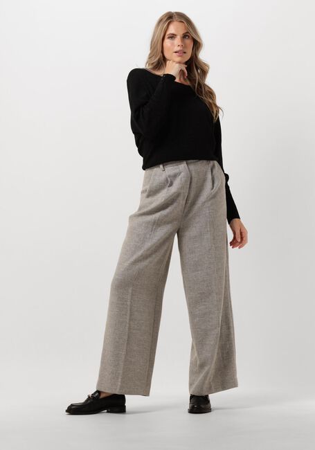 Zwarte NUKUS Trui BATWING PULLOVER LUREX - large