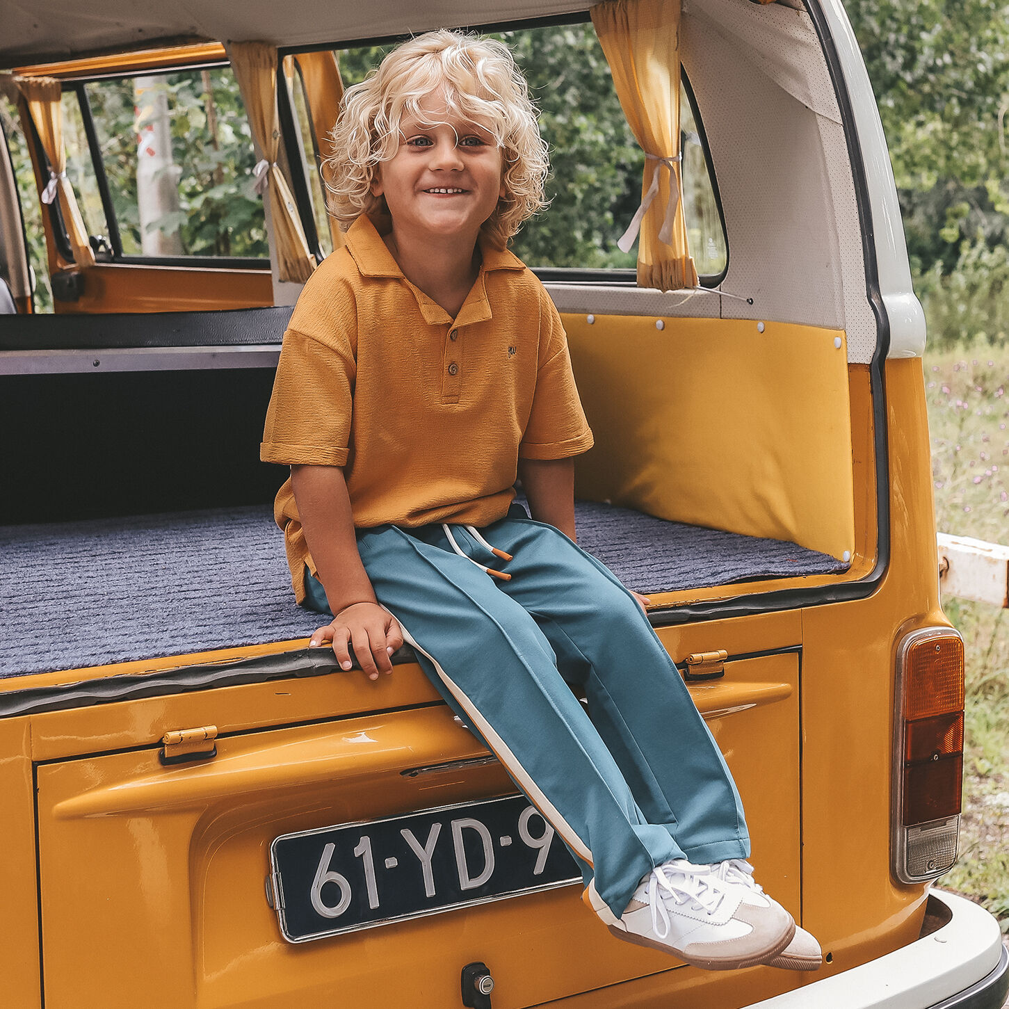 Petrol YOUR WISHES Joggingbroek SOLID STRAIGHT JOGGER - large