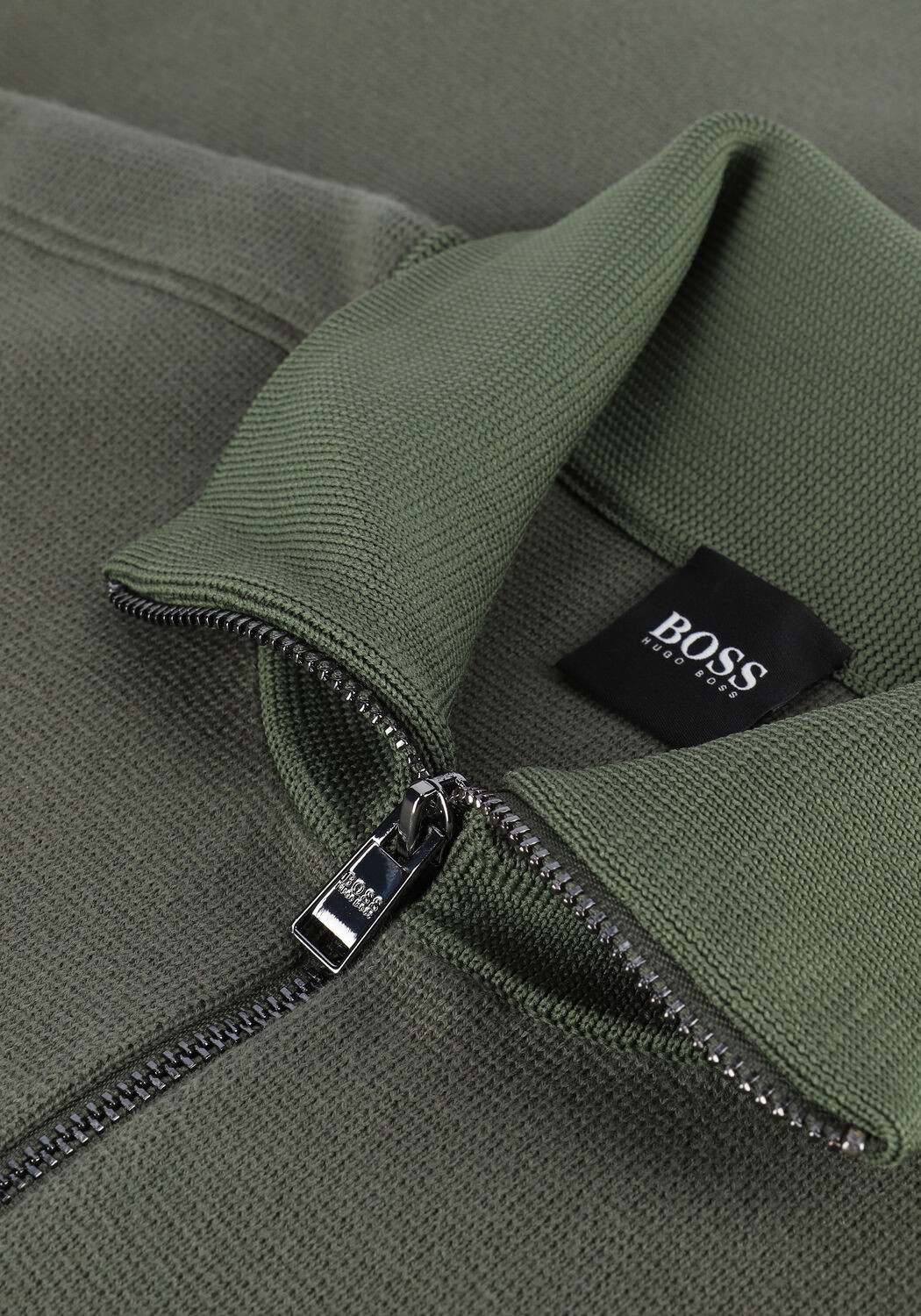 Donkergroene BOSS Trui UDON 10239324 - large