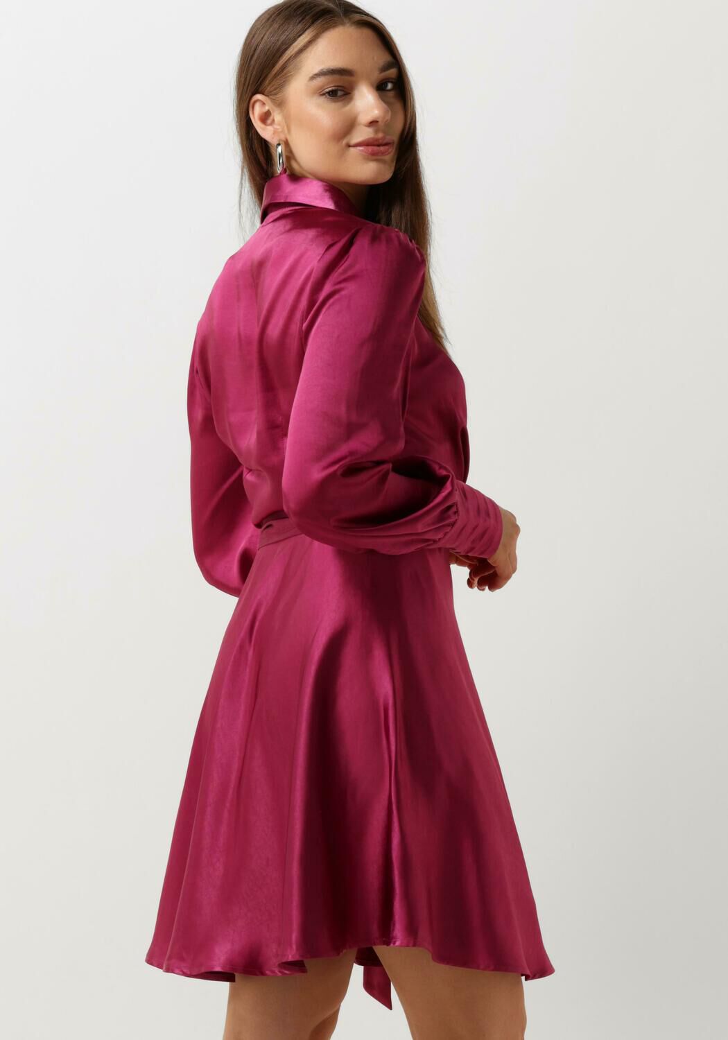 NOTRE-V Dames Jurken Nv-doris Satin Dress Roze
