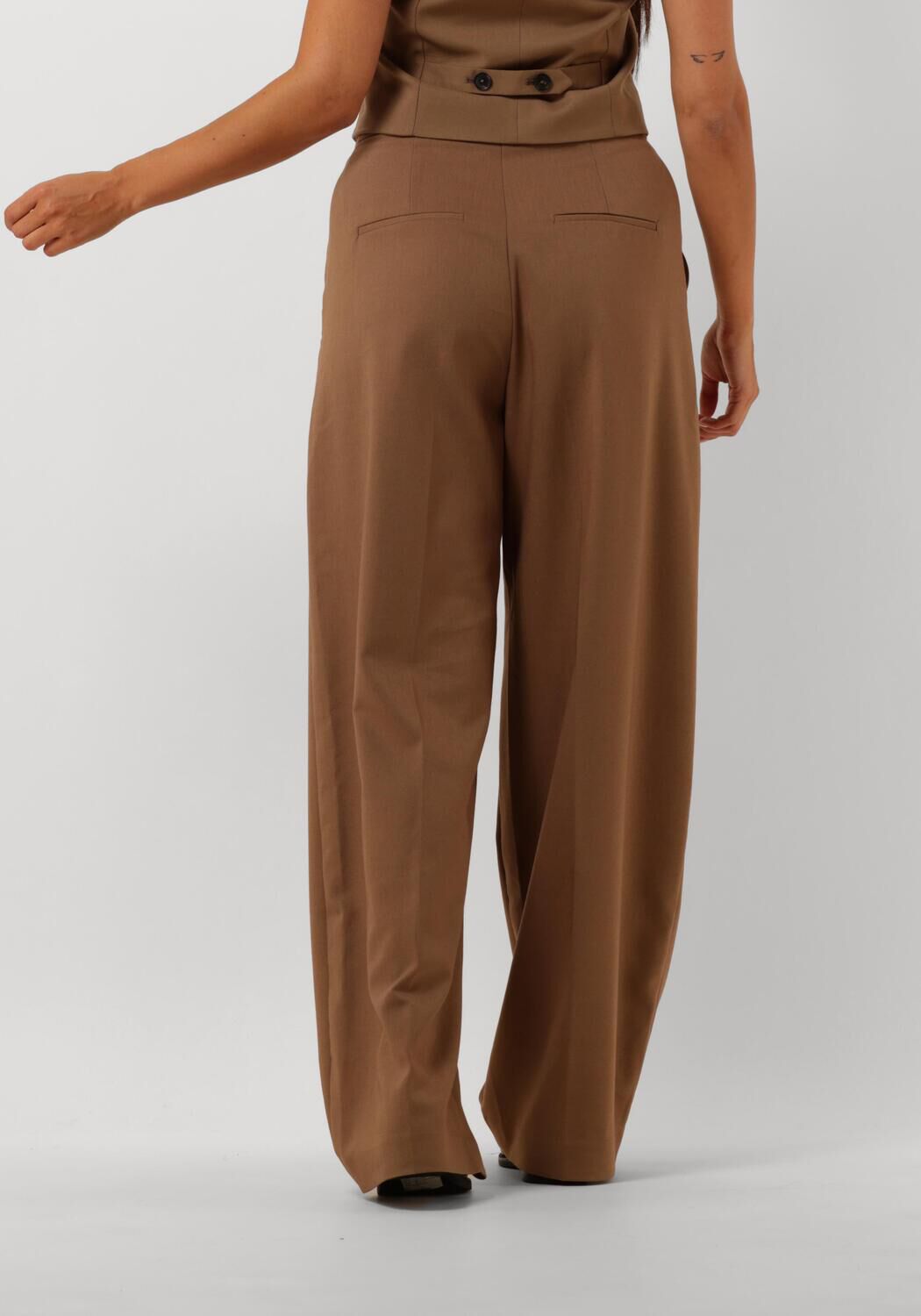 INWEAR Dames Broeken Khailw Pleated Pant Bruin