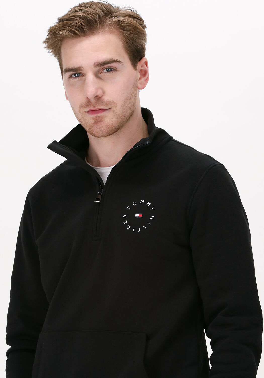 Zwarte tommy hilfiger trui store