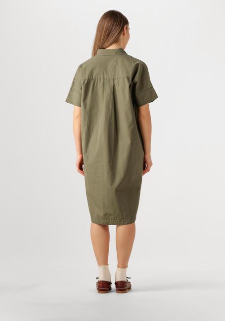 Olijf SELECTED FEMME Mini jurk SLFBLAIR 2/4 SHORT SHIRT DRESS - large