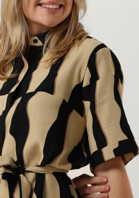 Beige MINIMUM Midi jurk IDINNA - large