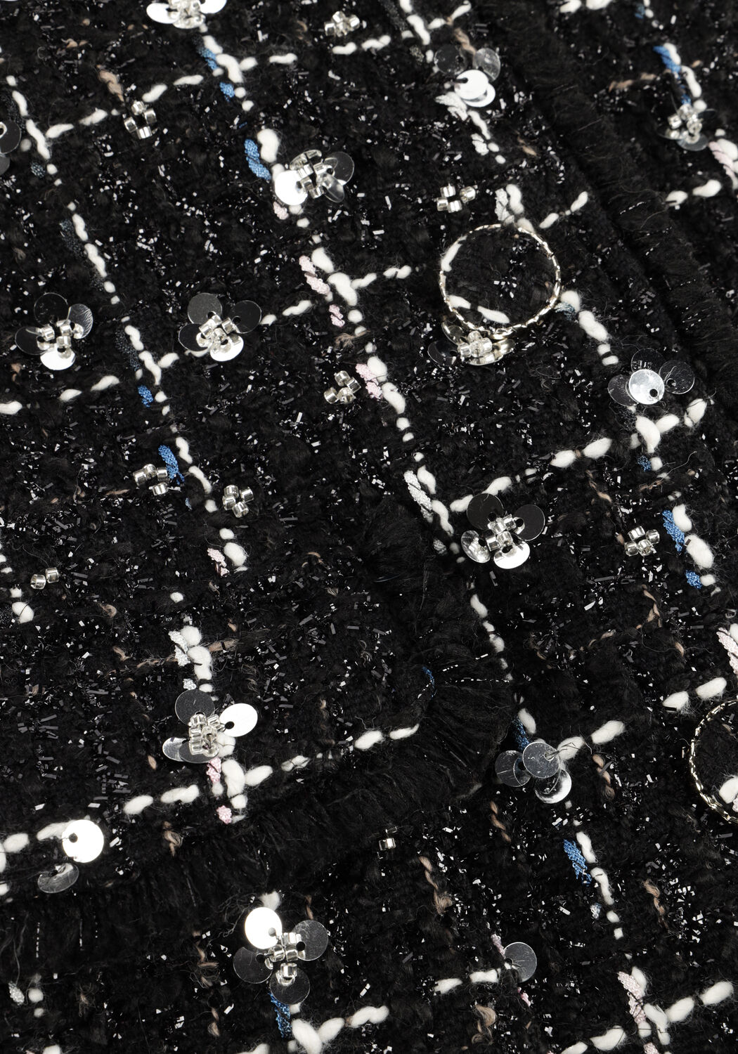 Zwarte Y.A.S. Blazer YASVALENDA LS TWEED JACKET - large