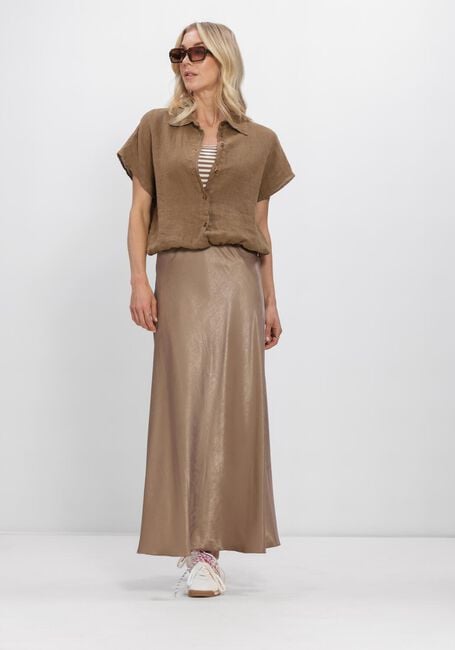 Bruine MSCH COPENHAGEN Midirok MSCHNICOLETTE ULLAS SKIRT - large