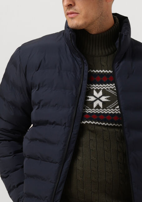 Donkerblauwe SELECTED HOMME Gewatteerde jas SLHBARRY QUILTED JACKET B NOOS - large
