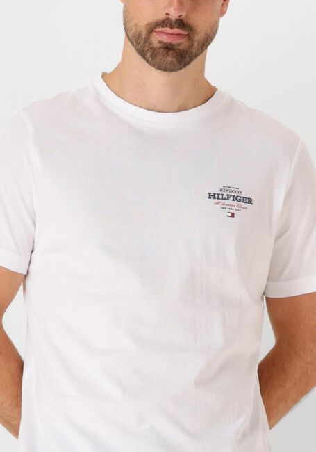 Witte TOMMY HILFIGER T-shirt MONOTYPE ALL AMERICAN TEE - large