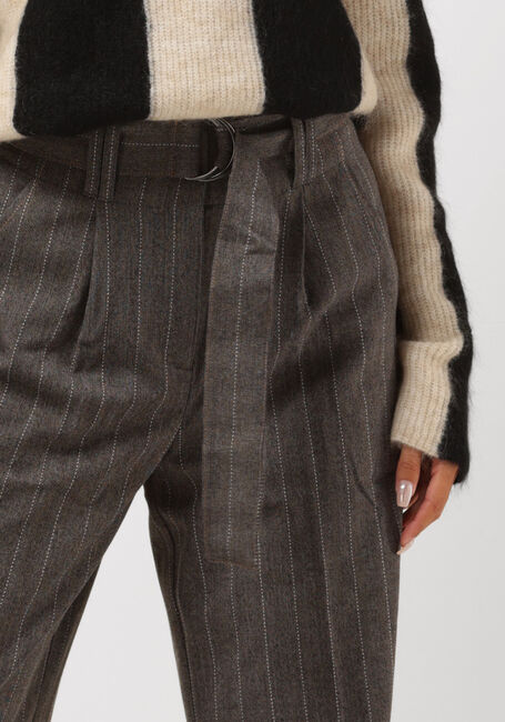 Grijze SECOND FEMALE Pantalon PIYA HW TROUSERS - large