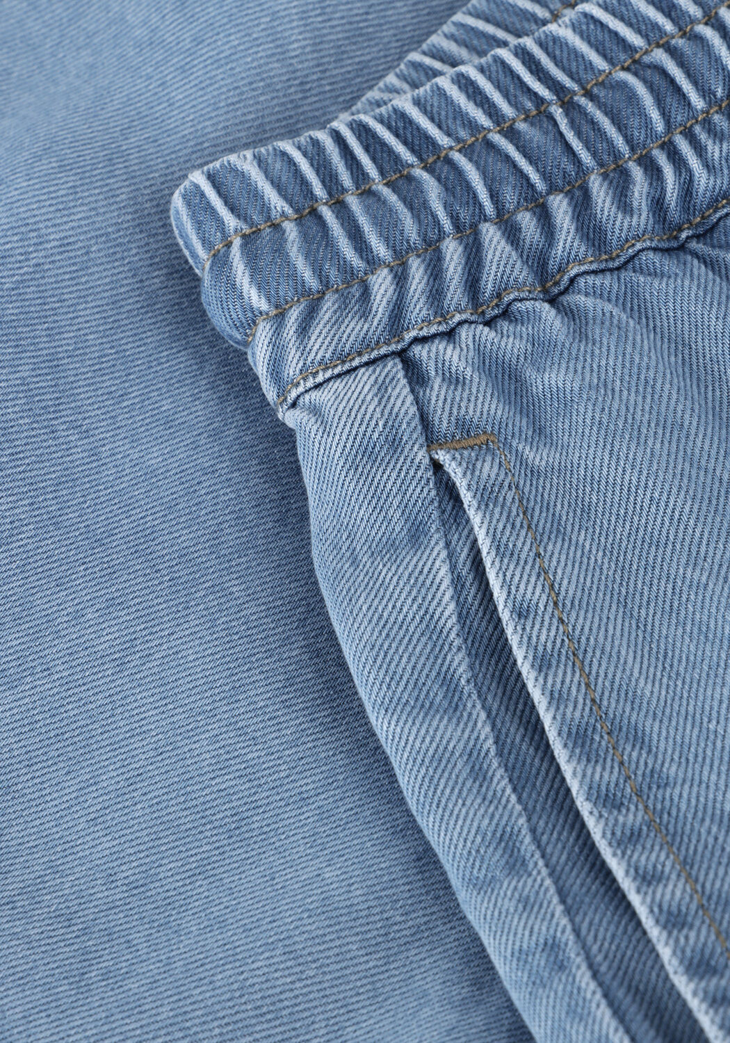 Lichtblauwe OBJECT Broeken OBJFRAME RE MW SHORTS DIV - large