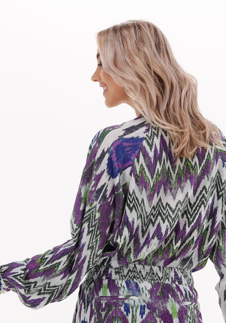 Multi ALIX THE LABEL Blouses LADIES WOVEN IKAT RAGLAN BLOUSE - large