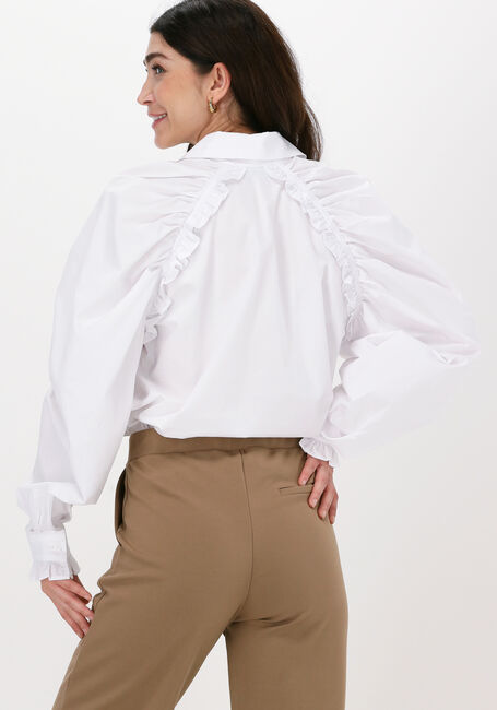 Witte HUNKON Blouses 410 DEMI SHIRT - large