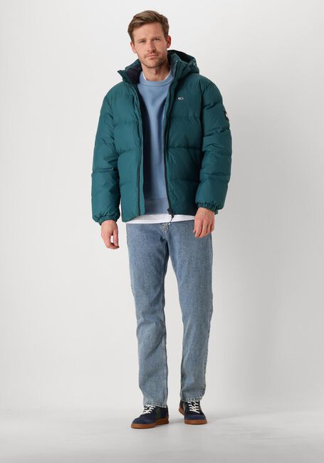 Blauwe TOMMY JEANS Trui TJM REG BADGE CREW EXT - large
