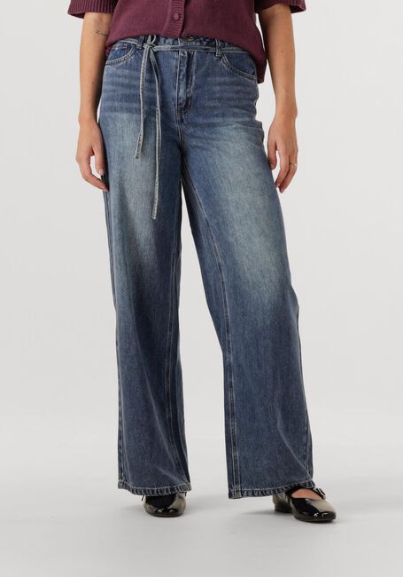 Blauwe OBJECT Wide jeans OBJROSIE MW WIDE JEANS - large