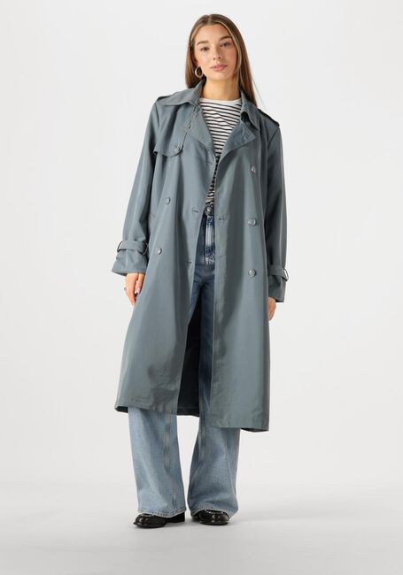 Blauwe WITHBLACK Trenchcoats WBLNOISE TRENCH COAT - large