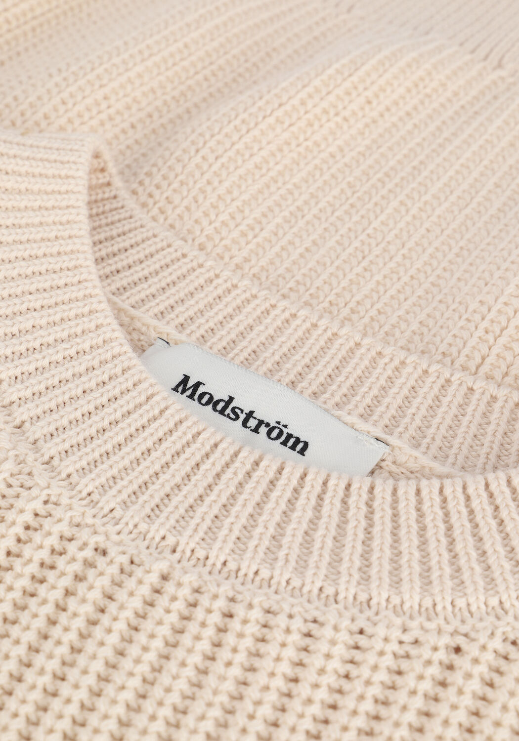 Gebroken wit MODSTR&Ouml;M Trui PRISHA O-NECK - large