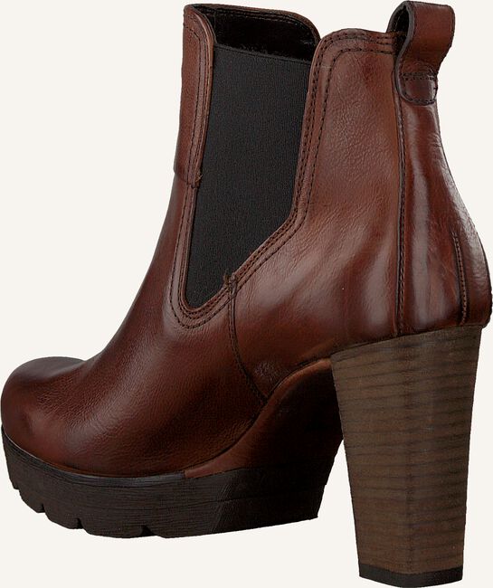 Cognac PAUL GREEN Enkellaarsjes 9683 Cognac PAUL GREEN Enkellaarsjes 9683 - large