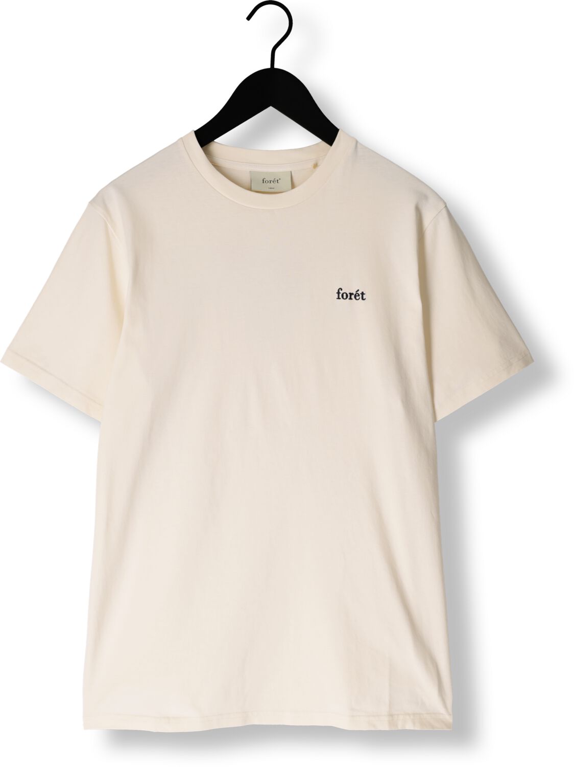 FORÉT Forét Heren Polo's & T-shirts Abode Embroidery T-shirt Ecru