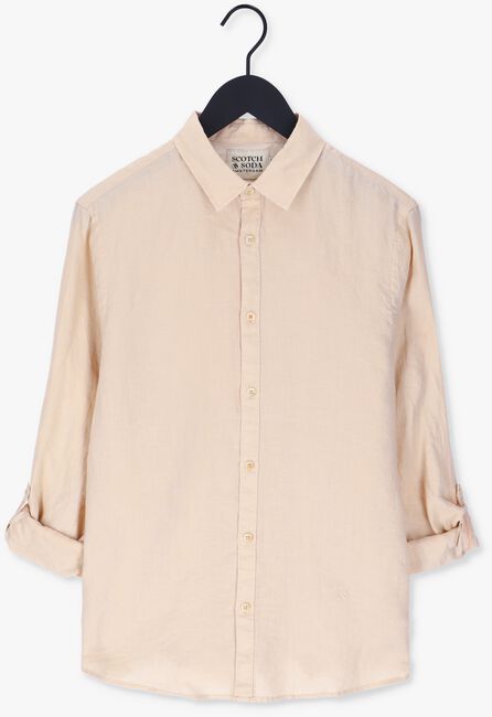 Zand SCOTCH & SODA Casual overhemd REGULAR FIT GARMENT-DYED LINEN SHIRT - large