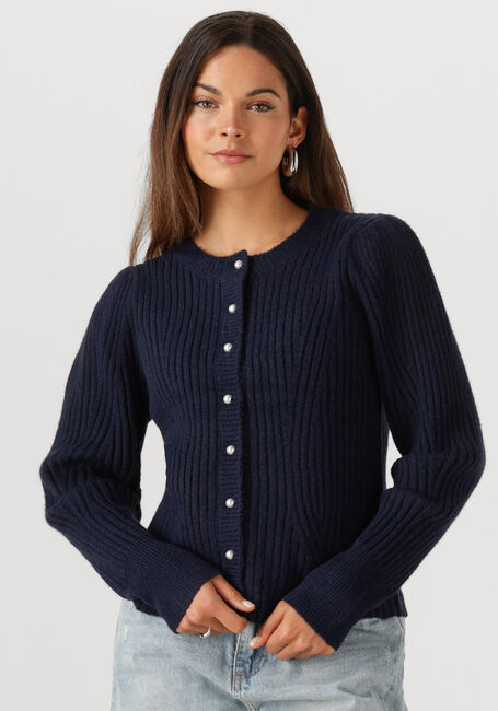 Donkerblauwe NEO NOIR Trui PULI KNIT CARDIGAN - large