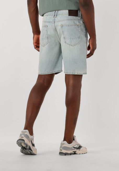 Lichtblauwe PURE PATH Shorts THE OWEN REGULAR FIT DENIM SHORTS - large