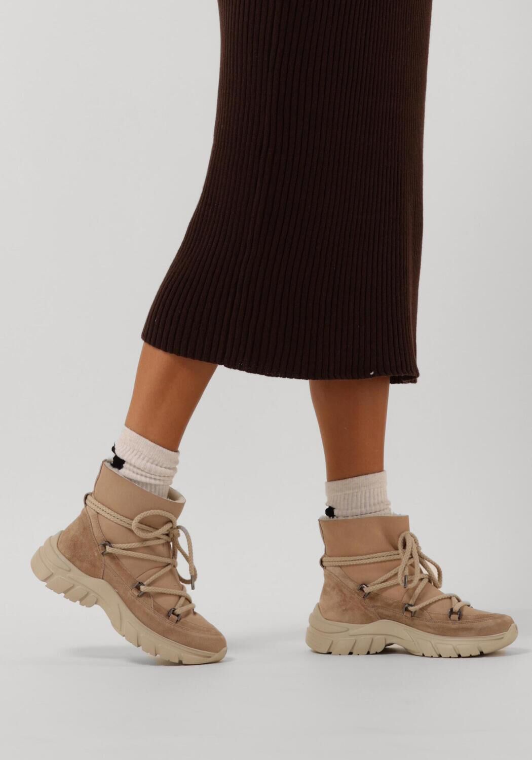 Beige VIA VAI Hoge sneakers SUE SNEAKER - large