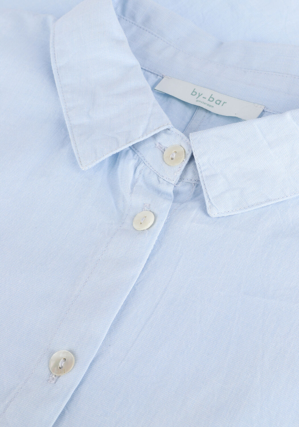 Lichtblauwe BY-BAR Blouses NOREL CHAMPBRAY BLOUSE - large