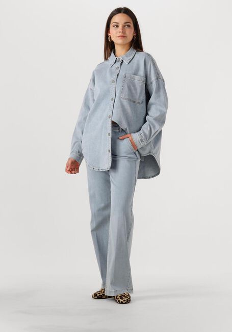 Lichtblauwe MY ESSENTIAL WARDROBE Wide jeans 30 THE LARA 115 PANT - large