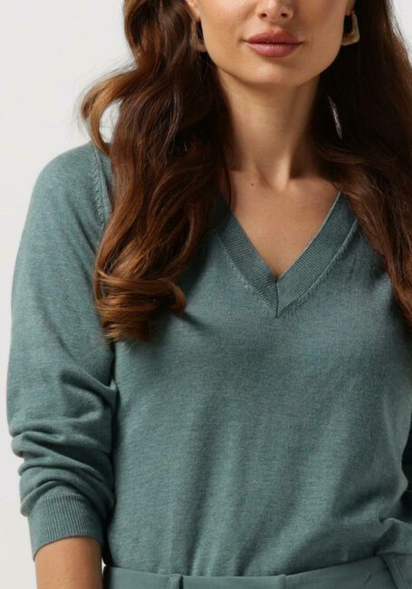 Groene MINUS Trui MILLA 3/4 SLEEVE KNIT PULLOVER - large