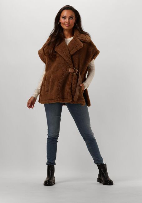Camel LIU JO Gilet GILET TS. TEDDY - large