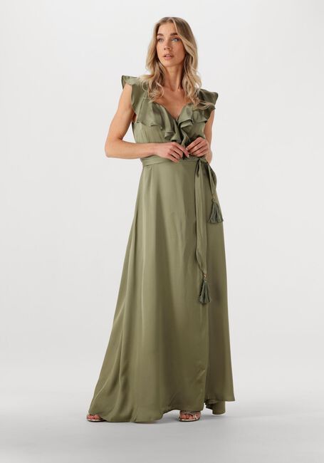 Khaki NEMA Maxi jurk N162 - large