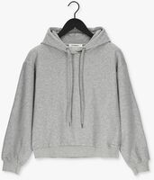 Grijze CO'COUTURE Sweater SOLID CHOPED HOODIE