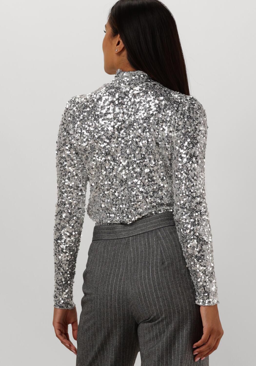 BRUUNS BAZAAR Dames Tops & T-shirts Garget Hanni Blouse Zilver