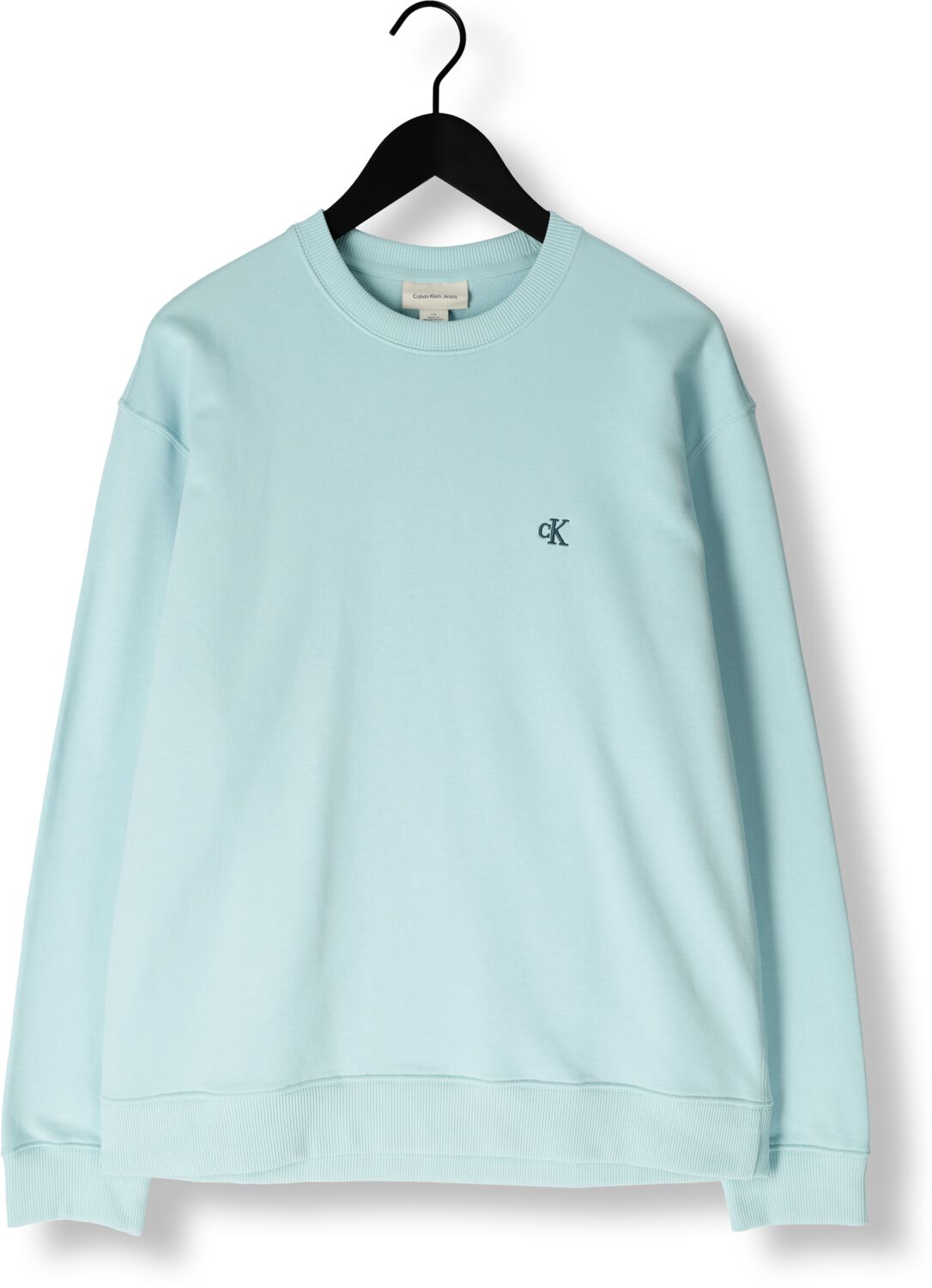 CALVIN KLEIN Heren Truien & Vesten Ls Eu 350terry Monogram Cn Sweat Lichtblauw